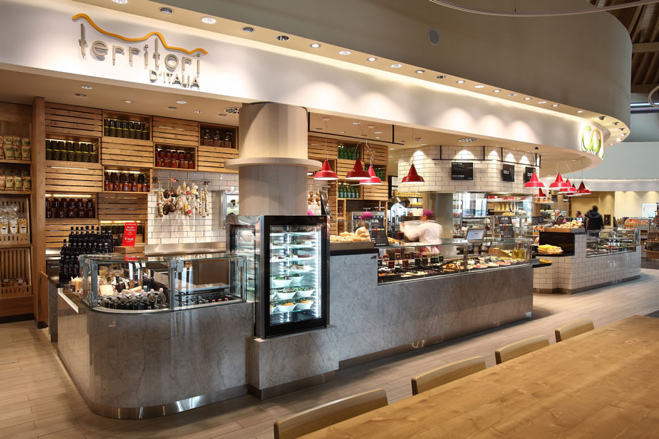 Arredamento Autogrill Villoresi Est Lainate Milano ISA