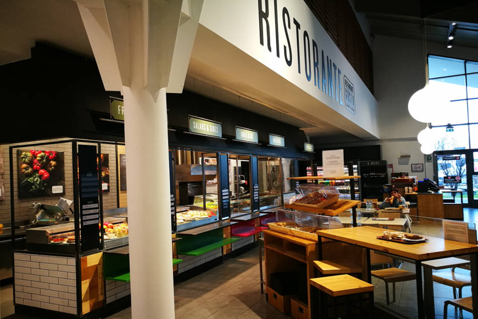 Aménagement intérieur Autogrill Chef Express Rho Sud Milano ISA