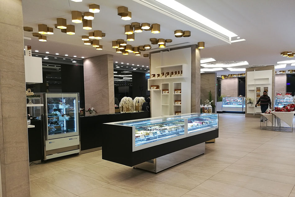 Shopfitting L'Abeille d'Or Icecream Parlor Beirut Lebanon ISA