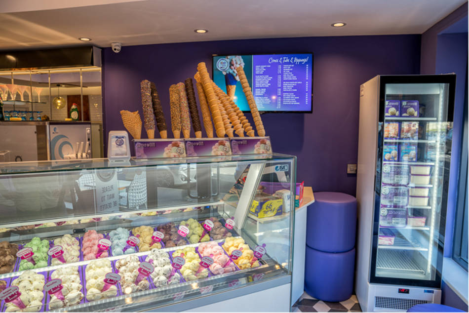 Arredamento Gelateria Morelli Ice Cream Coleraine Ireland ISA