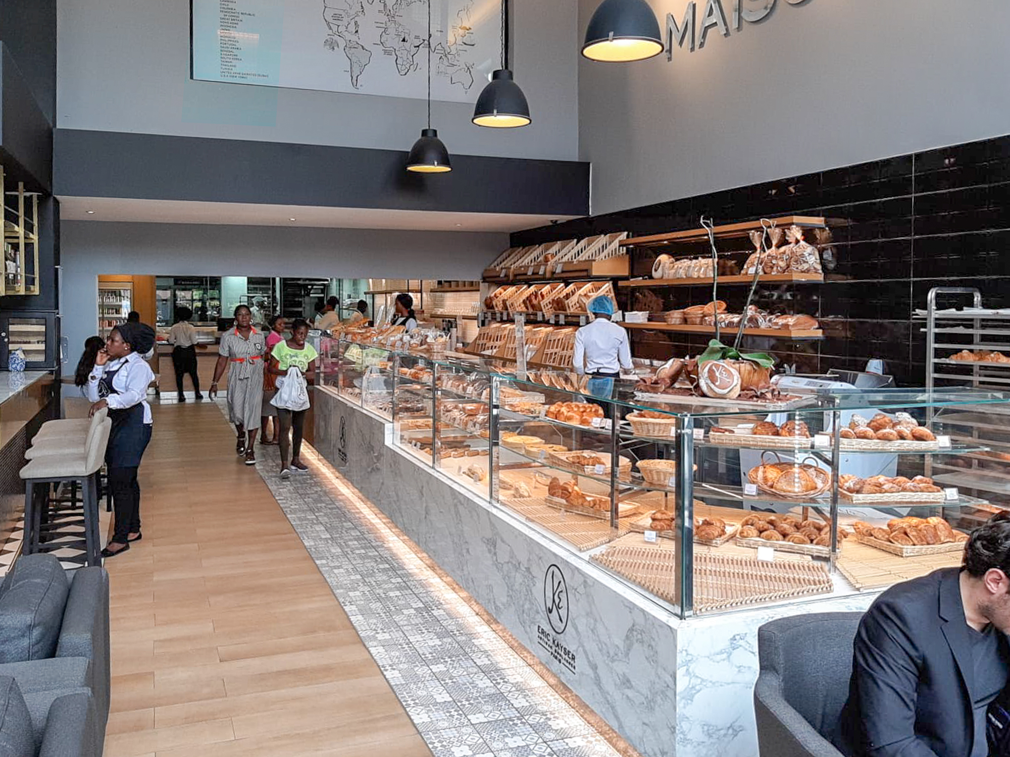 Shopfitting Bakery Boulangerie Maison Kayser Lagos ISA