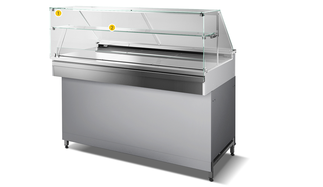 Snack display high deck SNK80-A