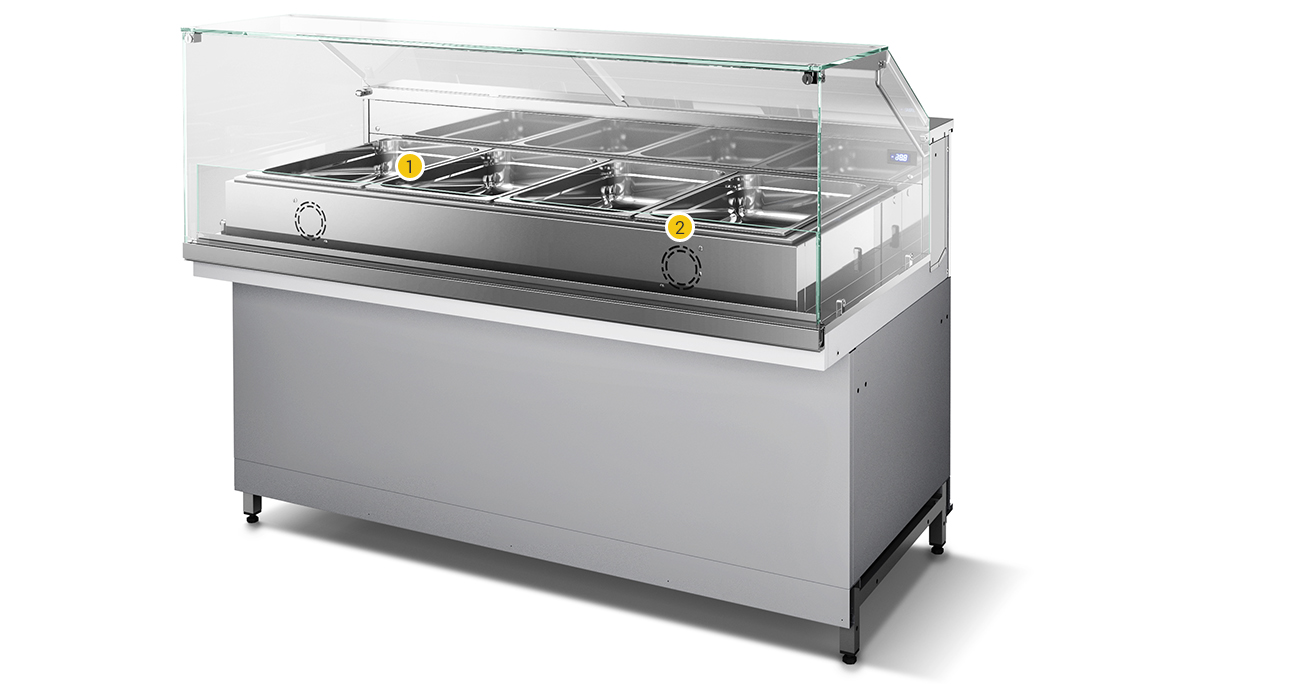 Snack display low deck SNK80-B | ISA