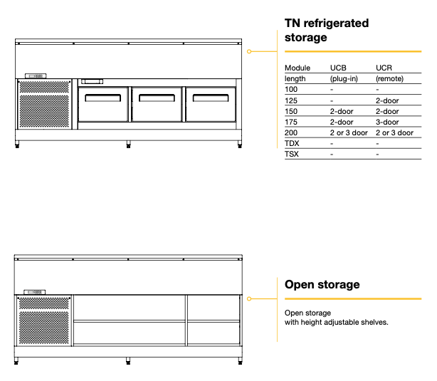 Snack display low deck SNK80-B | ISA