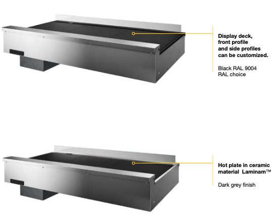 Snack display high deck SNK80-A | ISA